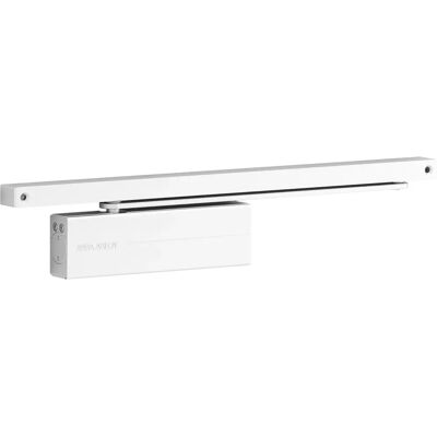 ASSA ABLOY Cierre de puerta - Aluminio ajustable - Blanco ASSA ABLOY Cierre de puerta - Aluminio ajustable - Blanco