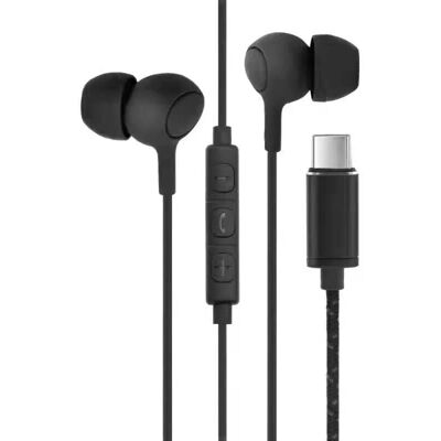 Casque Insmat 560-2022 - In-ear filaire - Noir - Publicité Casque Insmat 560-2022 - In-ear filaire - Noir - Publicité