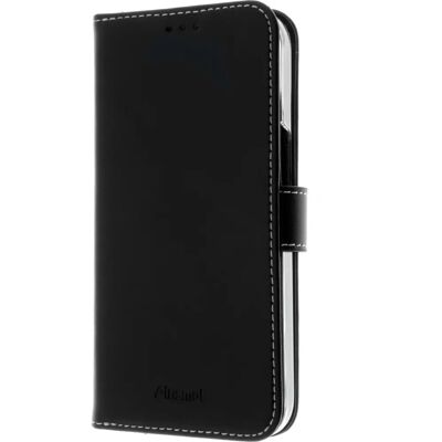 Coque flip en cuir noir Insmat pour iPhone 15 Pro - Publicité Coque flip en cuir noir Insmat pour iPhone 15 Pro - Publicité