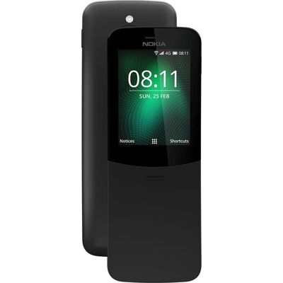 Nokia 8110 - Noir - 4G - 4GB - téléphone mobile Nokia 8110 - Noir - 4G - 4GB - téléphone mobile