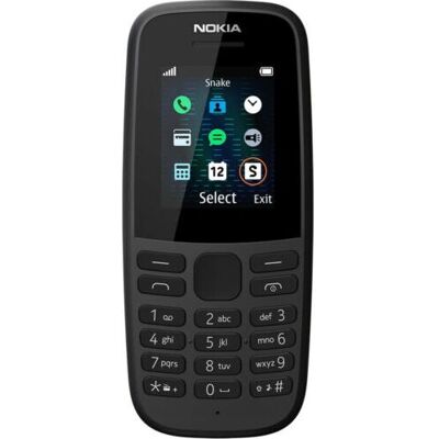 Nokia 105 2019 - Feature-Telefon Schwarz Nokia 105 2019 - Feature-Telefon Schwarz