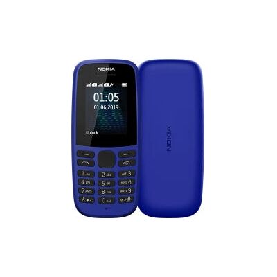 Nokia 105 - Blauw - Feature telefoon 4,5 cm Nokia 105 - Blauw - Feature telefoon 4,5 cm