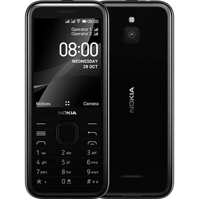 Nokia - 8000 4G - Black - 7.11 cm - Feature phone Nokia - 8000 4G - Black - 7.11 cm - Feature phone