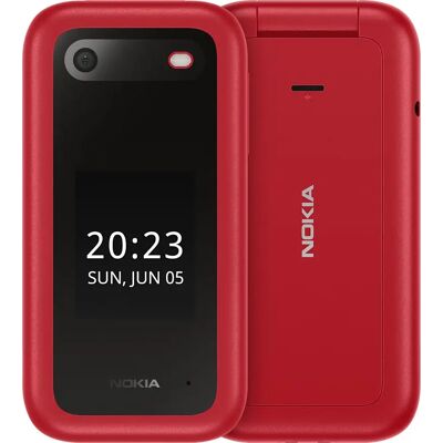 Nokia 2660 - Teléfono de Características Rojo 2.8" Nokia 2660 - Teléfono de Características Rojo 2.8"