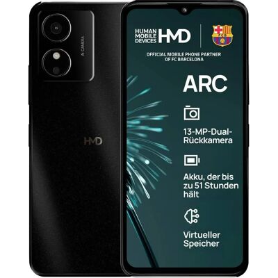 HMD Shadow Black ARC DS 4/64 Smartphone - Double SIM, Caméra 13 MP - Publicité HMD Shadow Black ARC DS 4/64 Smartphone - Double SIM, Caméra 13 MP - Publicité