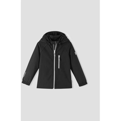 Reima Softshell Jakke - Sort - 7 år - Vindtæt, Genbrug Reima Softshell Jakke - Sort - 7 år - Vindtæt, Genbrug