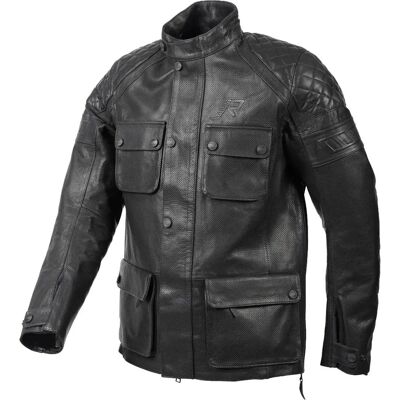 Rukka - R.S. Zoorace - Noir - 54 - Veste moto en cuir - Publicité Rukka - R.S. Zoorace - Noir - 54 - Veste moto en cuir - Publicité