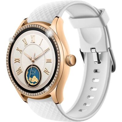 Kuura Smartwatch WS v2 - Valkoinen/Kulta Kuura Smartwatch WS v2 - Valkoinen/Kulta