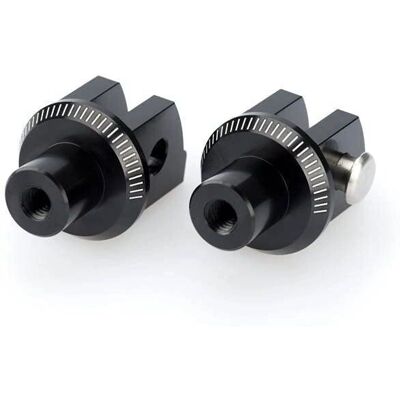 Puig Fußrastenadapter-Set für Honda & Yamaha - Schwarz Puig Fußrastenadapter-Set für Honda & Yamaha - Schwarz