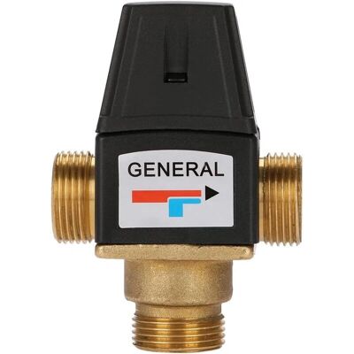 AIPERQ - DN20-3W - Latón - 3-vías - Válvula mezcladora termostática AIPERQ - DN20-3W - Latón - 3-vías - Válvula mezcladora termostática