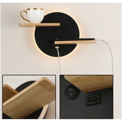 AIPERQ - LED USB Wall Lamp - 30x19x12 cm - Wall Lamp AIPERQ - LED USB Wall Lamp - 30x19x12 cm - Wall Lamp