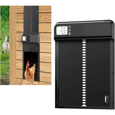 Aiperq - CoopDoor - IPX3 - Batería - Puerta automática para gallinero Aiperq - CoopDoor - IPX3 - Batería - Puerta automática para gallinero