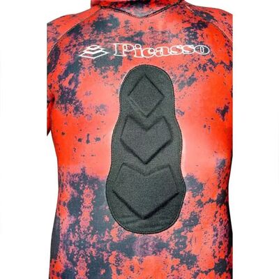 Picasso - Jaqueta de Caça Submarina Camo Blood 7mm - Camuflaje de sangre - 7mm - Chaqueta de traje de buceo Picasso - Jaqueta de Caça Submarina Camo Blood 7mm - Camuflaje de sangre - 7mm - Chaqueta de traje de buceo