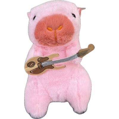 OEM Capybara Παιχνίδι με Γούνα και Κιθάρα - Παιχνίδι από Πάπλωμα OEM Capybara Παιχνίδι με Γούνα και Κιθάρα - Παιχνίδι από Πάπλωμα