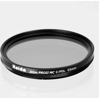 Filtro Polarizador Circular Haida 55mm - Protección de lente con recubrimiento múltiple Filtro Polarizador Circular Haida 55mm - Protección de lente con recubrimiento múltiple