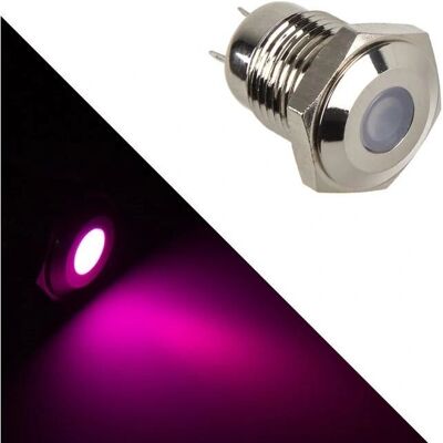 Lamptron Vandalismus-gesicherte LED - violett, silberne Fassung - LED Light Lamptron Vandalismus-gesicherte LED - violett, silberne Fassung - LED Light
