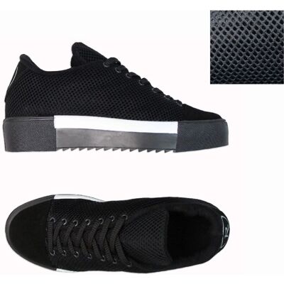 Mondial Tissus - Baskets personnalisables - Noir - Sneakers Mondial Tissus - Baskets personnalisables - Noir - Sneakers