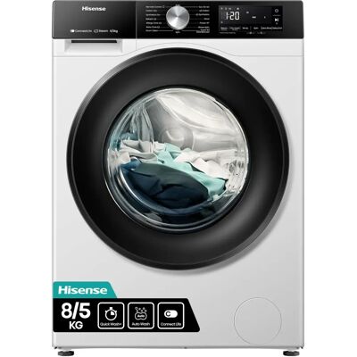 Hisense WD3S8043BW3 - Blanc - Publicité Hisense WD3S8043BW3 - Blanc - Publicité
