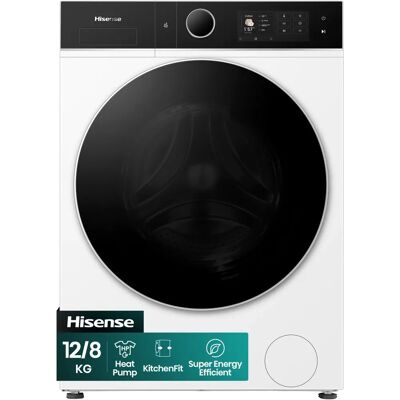 Hisense - WD5I1245BWRH - 12 kg lavage - Lave-linge séchant - Publicité Hisense - WD5I1245BWRH - 12 kg lavage - Lave-linge séchant - Publicité