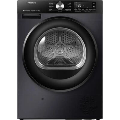 Hisense - DH3S902BBCC - 9 kg - Frontale - Sèche-linge - Publicité Hisense - DH3S902BBCC - 9 kg - Frontale - Sèche-linge - Publicité