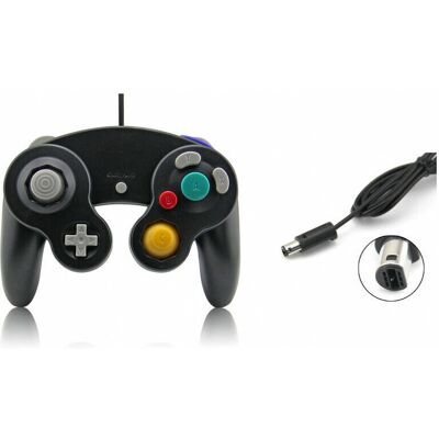 Manette Infoboutik Gamecube-Wii - Noir - Manette filaire - Publicité Manette Infoboutik Gamecube-Wii - Noir - Manette filaire - Publicité