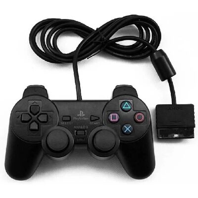 Infoboutik Manette Filaire Dual Shock - Gamepad pour PS2 - Publicité Infoboutik Manette Filaire Dual Shock - Gamepad pour PS2 - Publicité