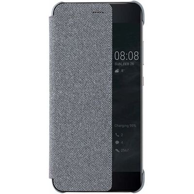 Huawei P10 View Flip Cover Grau - Handyhülle Huawei P10 View Flip Cover Grau - Handyhülle