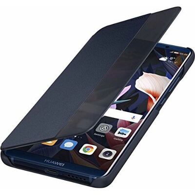 Coque Huawei Mate 10 Pro Flip View Bleue - Accessoire Téléphone - Publicité Coque Huawei Mate 10 Pro Flip View Bleue - Accessoire Téléphone - Publicité