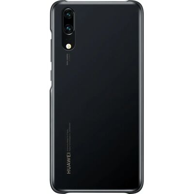 Huawei P20 Schwarzes Transparente Schlanke Handyhülle Huawei P20 Schwarzes Transparente Schlanke Handyhülle