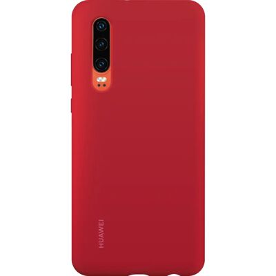 Huawei P30 Rote Stoßfeste Silikonhülle - Handyhülle Huawei P30 Rote Stoßfeste Silikonhülle - Handyhülle
