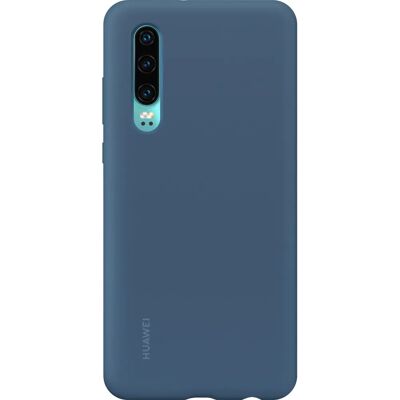 Coque en silicone Huawei P30 - Bleu - Protection pour téléphone - Publicité Coque en silicone Huawei P30 - Bleu - Protection pour téléphone - Publicité