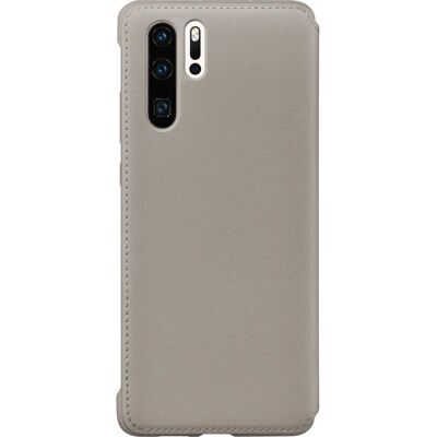 Huawei P30 Pro Portemonnee Cover Khaki - Telefoonhoesje Huawei P30 Pro Portemonnee Cover Khaki - Telefoonhoesje