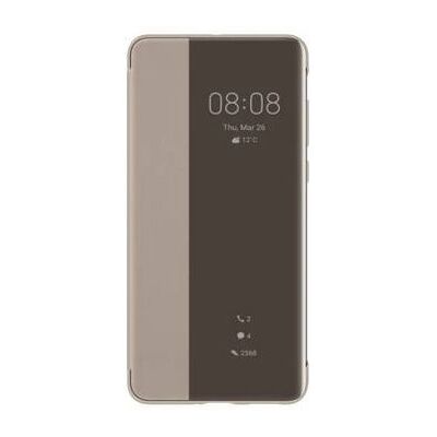 Huawei P40 Pro Beig Smart View Klapphülle - Handyhülle Huawei P40 Pro Beig Smart View Klapphülle - Handyhülle