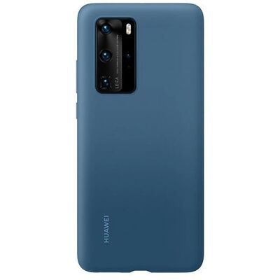 Coque en silicone bleue Huawei P40 Pro - Etui pour téléphone Coque en silicone bleue Huawei P40 Pro - Etui pour téléphone