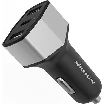 Nillkin Celerity Autoladegerät - 2x USB-A + 1x USB-C - KFZ Ladegerät Nillkin Celerity Autoladegerät - 2x USB-A + 1x USB-C - KFZ Ladegerät