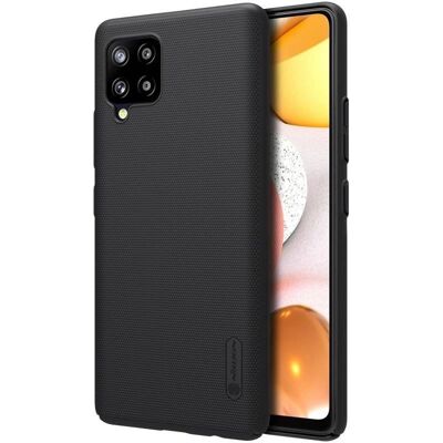 Nillkin Musta Nahkainen Puhelimen Kotelokansi Standilla Galaxy A42 5G Nillkin Musta Nahkainen Puhelimen Kotelokansi Standilla Galaxy A42 5G