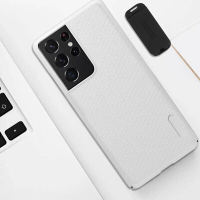 Nillkin White Super Frosted Shield Series for Galaxy S21 Ultra - Smartphone Case Nillkin White Super Frosted Shield Series for Galaxy S21 Ultra - Smartphone Case