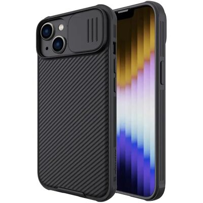 Nillkin iPhone 14 Hülle - Schwarz - Schutzcover mit Kameraschutz Nillkin iPhone 14 Hülle - Schwarz - Schutzcover mit Kameraschutz