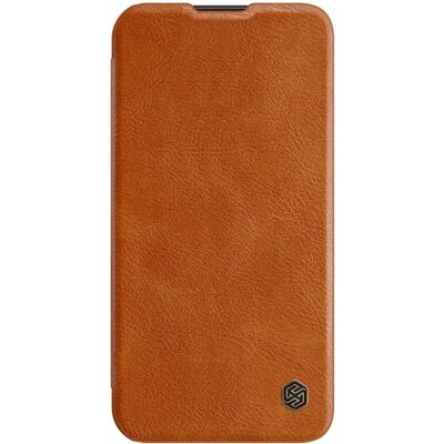 Coque en cuir Nillkin Qin pour iPhone - Protection caméra, portefeuille, flip pour iPhone 14 / 13 Pro Max / 13 Mini / 14 Plus Coque en cuir Nillkin Qin pour iPhone - Protection caméra, portefeuille, flip pour iPhone 14 / 13 Pro Max / 13 Mini / 14 Plus