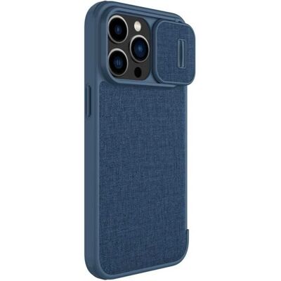 Nillkin Blaues iPhone 14 Pro Max Case mit Kameraabdeckung Nillkin Blaues iPhone 14 Pro Max Case mit Kameraabdeckung