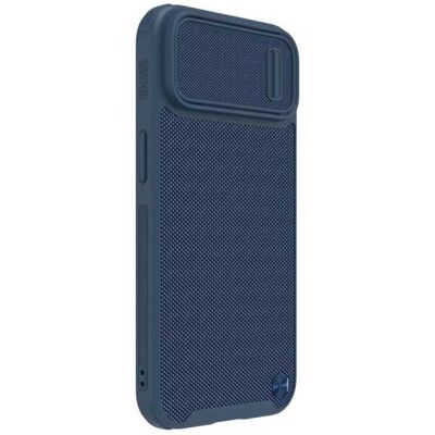 Nillkin Blau Textured iPhone 14 Hülle - Kameraabdeckung Schutz Nillkin Blau Textured iPhone 14 Hülle - Kameraabdeckung Schutz