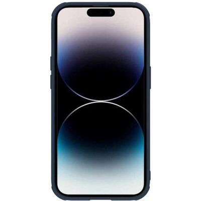 Nillkin Blaues iPhone 14 Pro Case - Kameradeckel, Textured S Nillkin Blaues iPhone 14 Pro Case - Kameradeckel, Textured S
