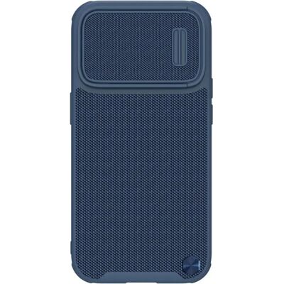 Coque Texturée Bleue Nillkin pour iPhone 14 Pro Max - Protection Renforcée Coque Texturée Bleue Nillkin pour iPhone 14 Pro Max - Protection Renforcée