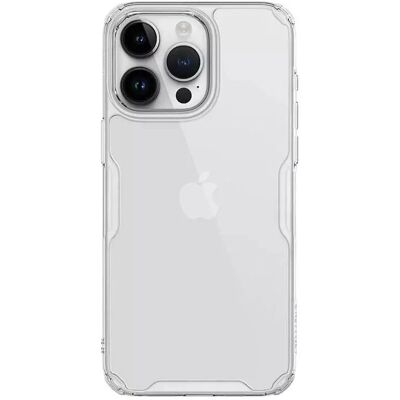 Nillkin Weißes iPhone 15 Pro Case - Schlankes Minimalistisch Nillkin Weißes iPhone 15 Pro Case - Schlankes Minimalistisch