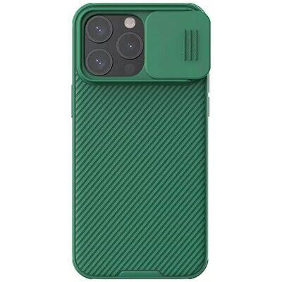 Nillkin iPhone 15 Pro Max Grüner CamShield Pro Hülle - Handyhülle Nillkin iPhone 15 Pro Max Grüner CamShield Pro Hülle - Handyhülle