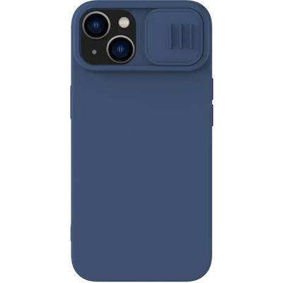 Nillkin Silikonhülle für iPhone 15 Plus - Marineblau - Schutzcover Nillkin Silikonhülle für iPhone 15 Plus - Marineblau - Schutzcover