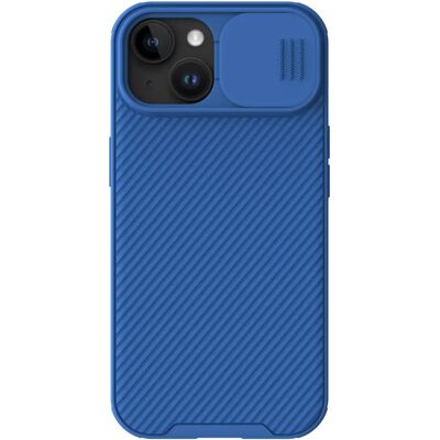 Nillkin Lederhülle für iPhone 15 Plus - Blau Nillkin Lederhülle für iPhone 15 Plus - Blau