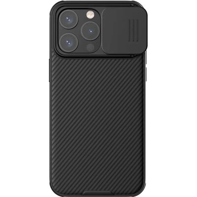 Nillkin Lederhülle für iPhone 15 Pro Max - Schwarz Nillkin Lederhülle für iPhone 15 Pro Max - Schwarz