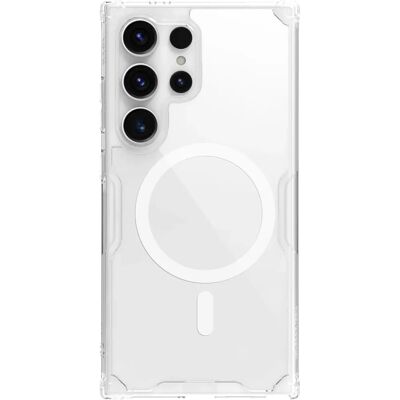 Nillkin Weiße Galaxy S24 Ultra Magnethülle - Handyhülle Nillkin Weiße Galaxy S24 Ultra Magnethülle - Handyhülle