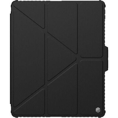 Černé kožené pouzdro Nillkin pro iPad Air 13 (2024) - Luxus a Ochrana Černé kožené pouzdro Nillkin pro iPad Air 13 (2024) - Luxus a Ochrana